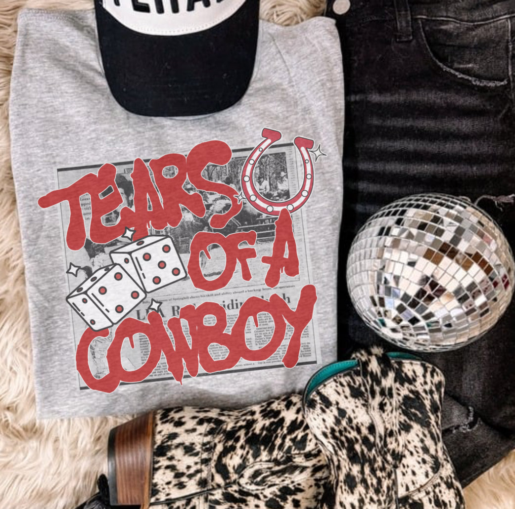 TEARS OF A COWBOY SUB TEE