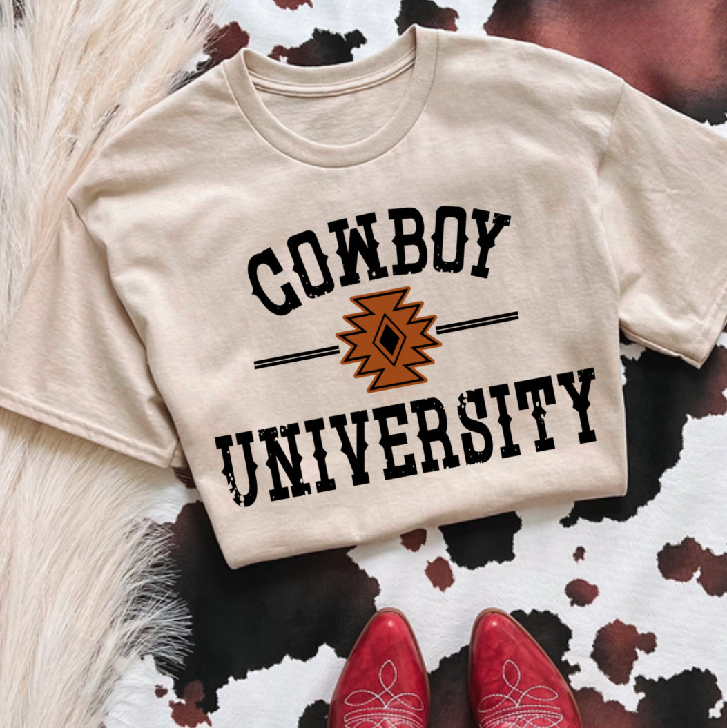 COWBOY UNIVERSITY JERZEE TEE DTF