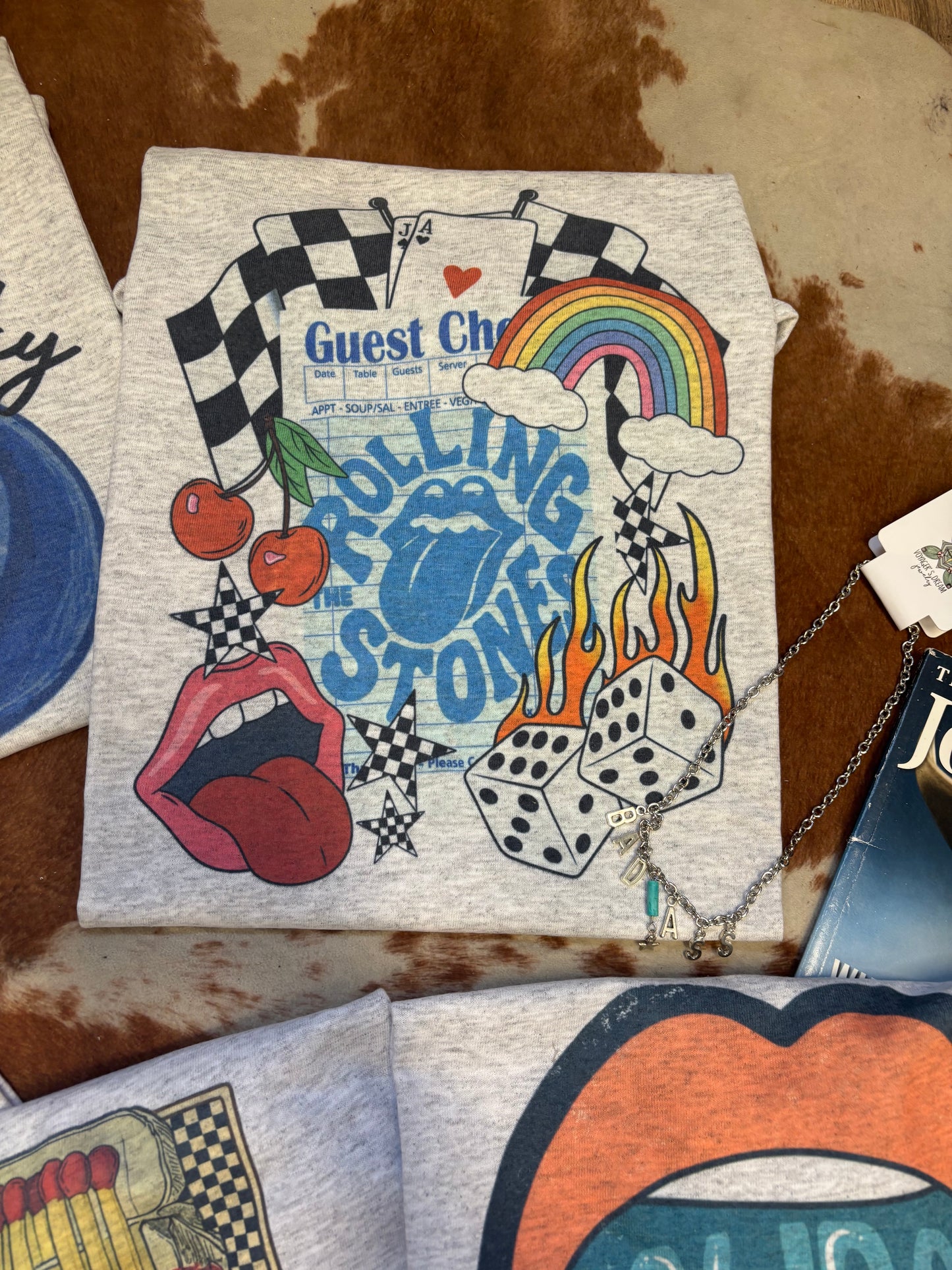 Guest check collage