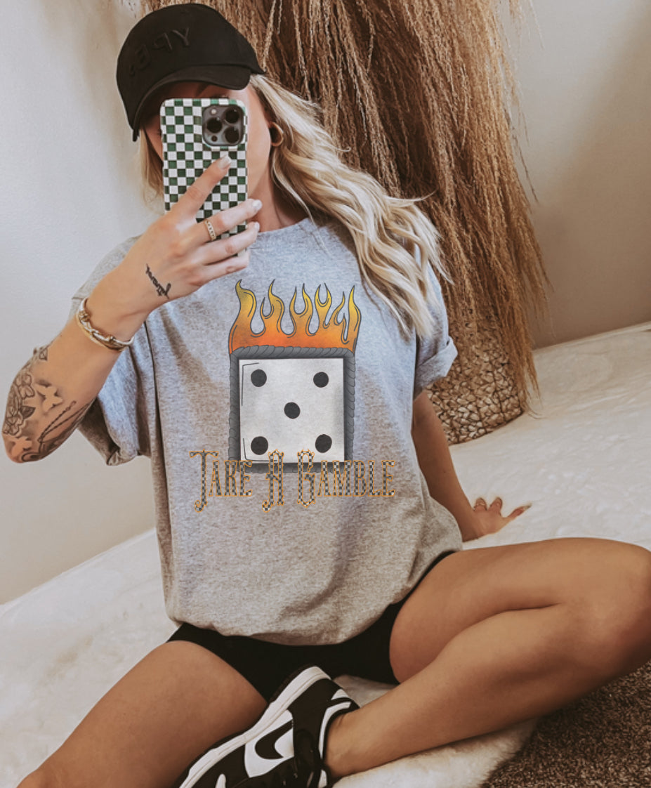 Take the gamble tee