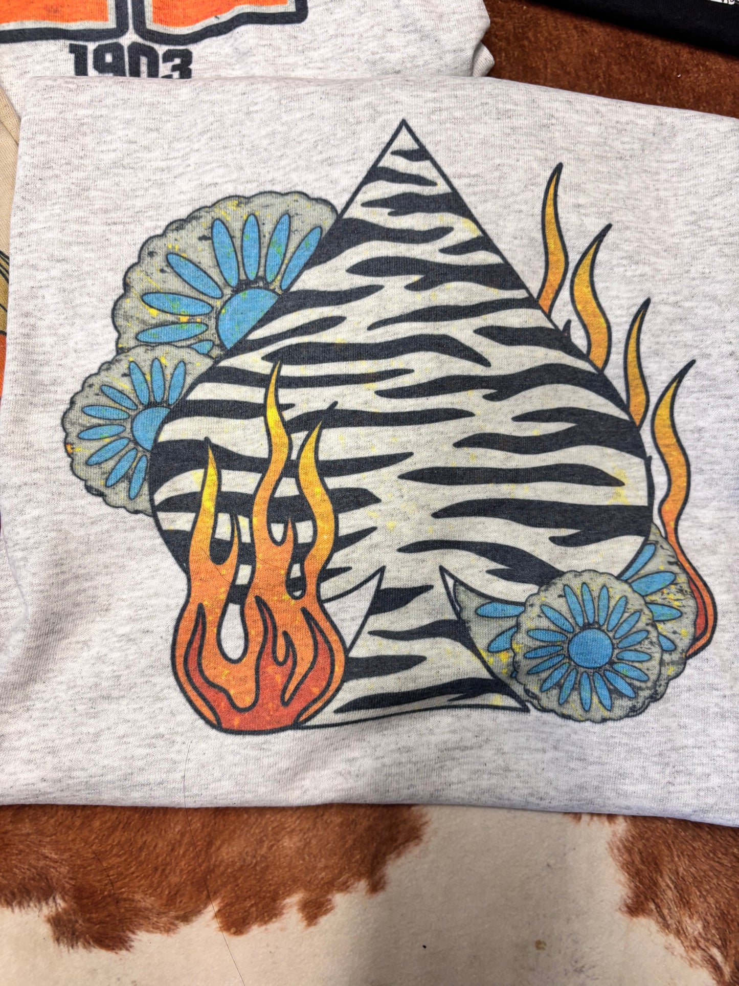 ZEBRA SPADE TEE