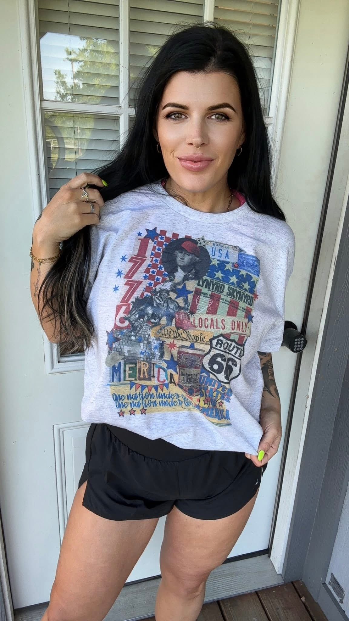 Freedom collage tee