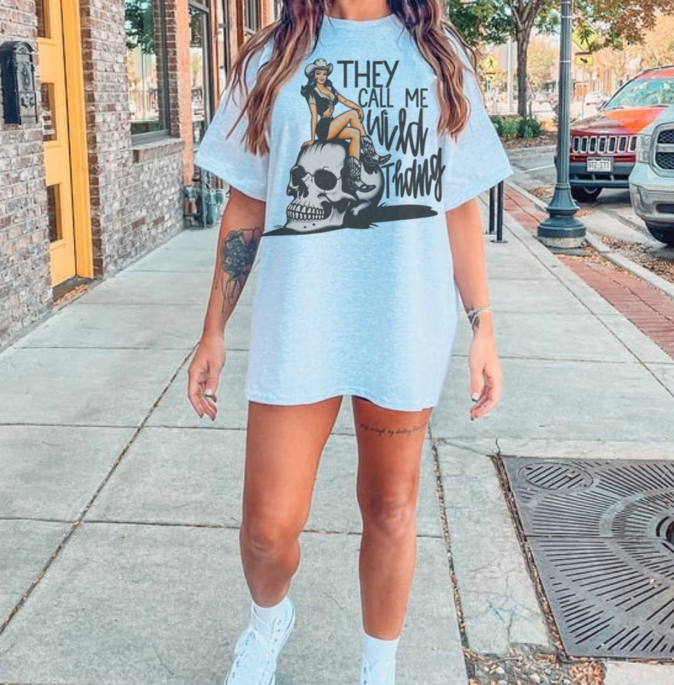 The called me wild thing tee