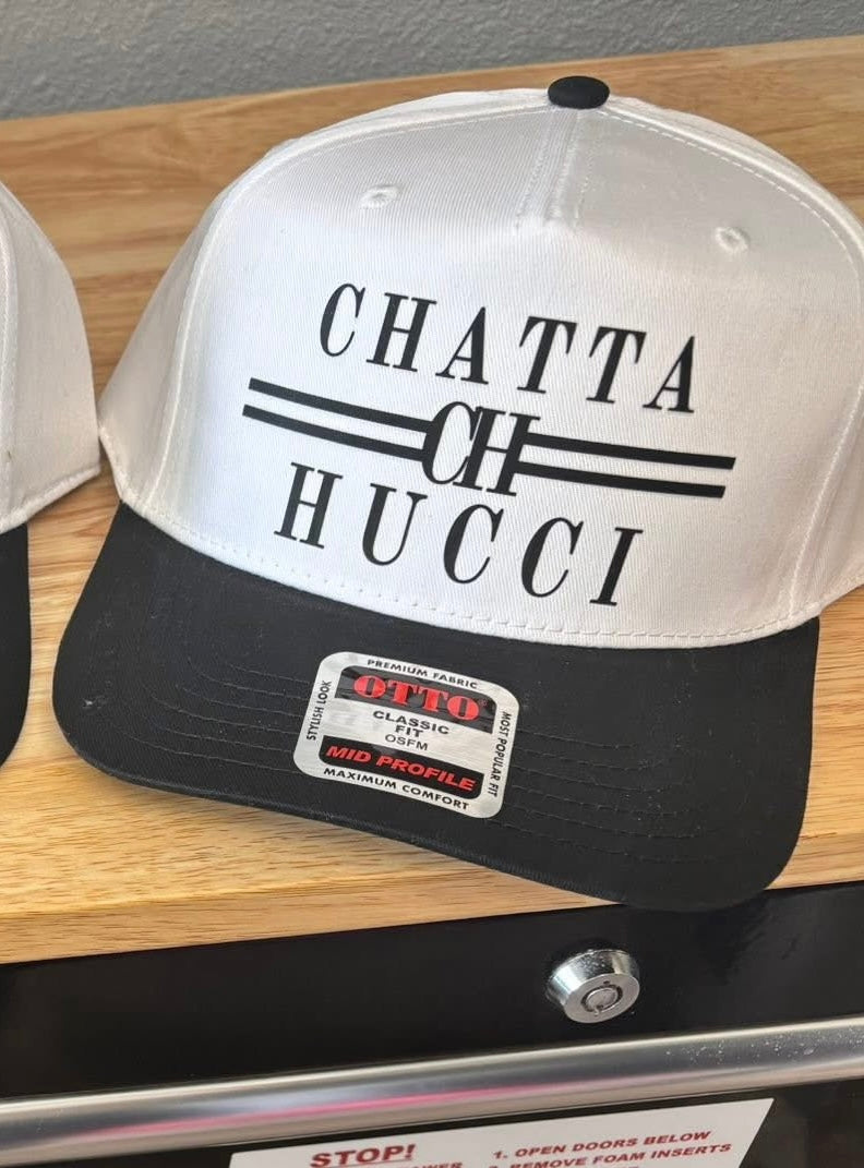 CHATTA HUCCI BLACK BILL HAT