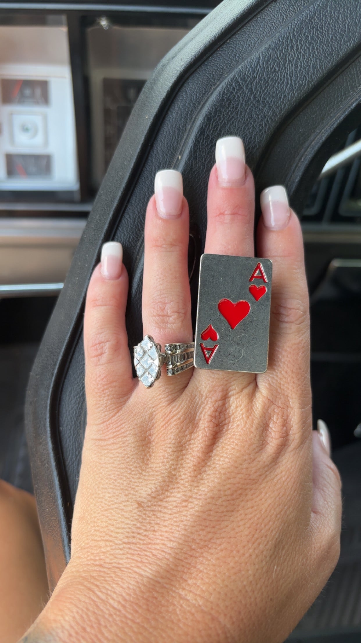 SINGLE ACE OF HEARTS RING
