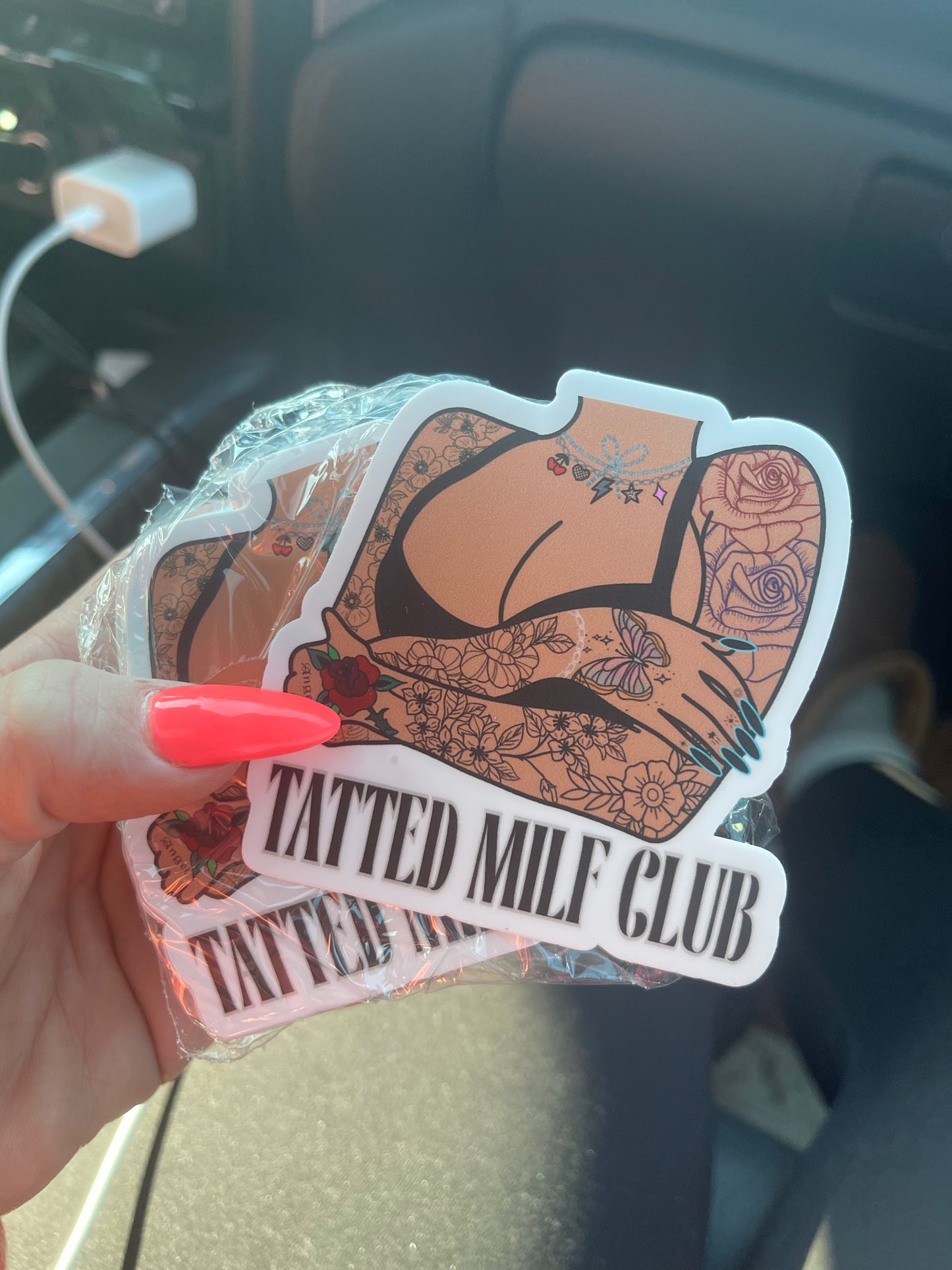 TATTED MILF CLUB 3INCH STICKER