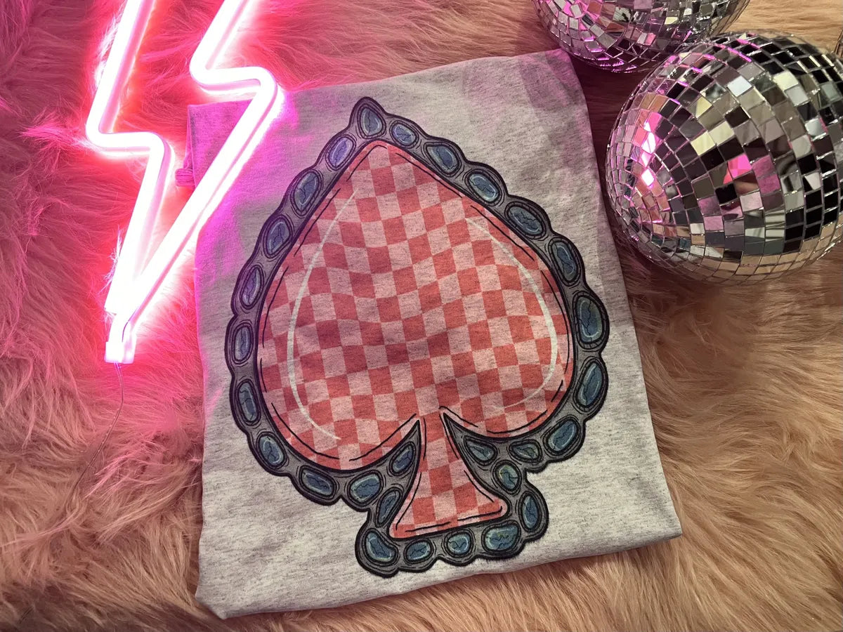 PINK SPADE TEE