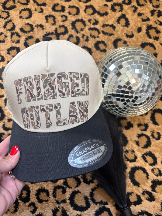 FRINGED OUTLAW CAMO HAT