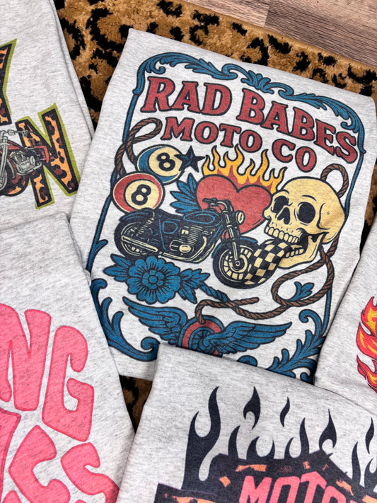 RAD BABES MOTO CO. TEE