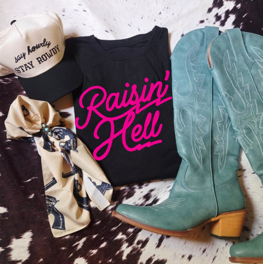 RAISIN’ HELL JERZEE TEE DTF