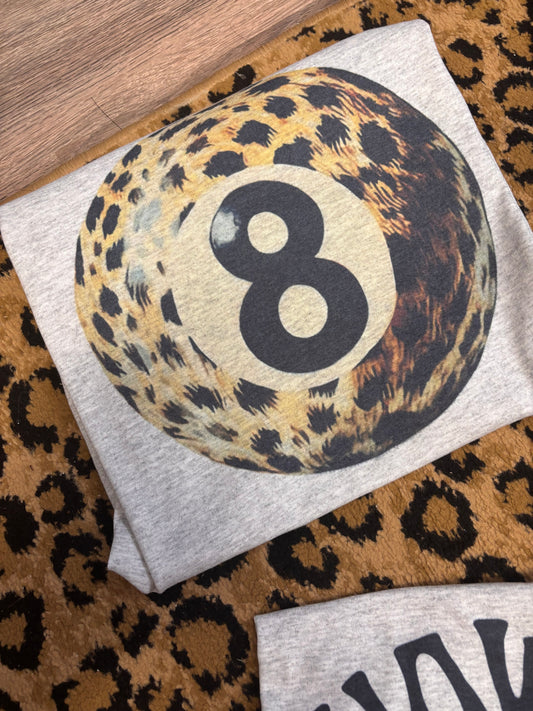 Leopard 8 ball sub crew