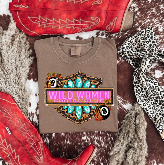 RAD WOMENS SOCIAL CLUB COMFORT COLOR TEE