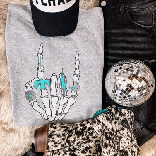 SKELE TURQUOISE RING SUB TEE