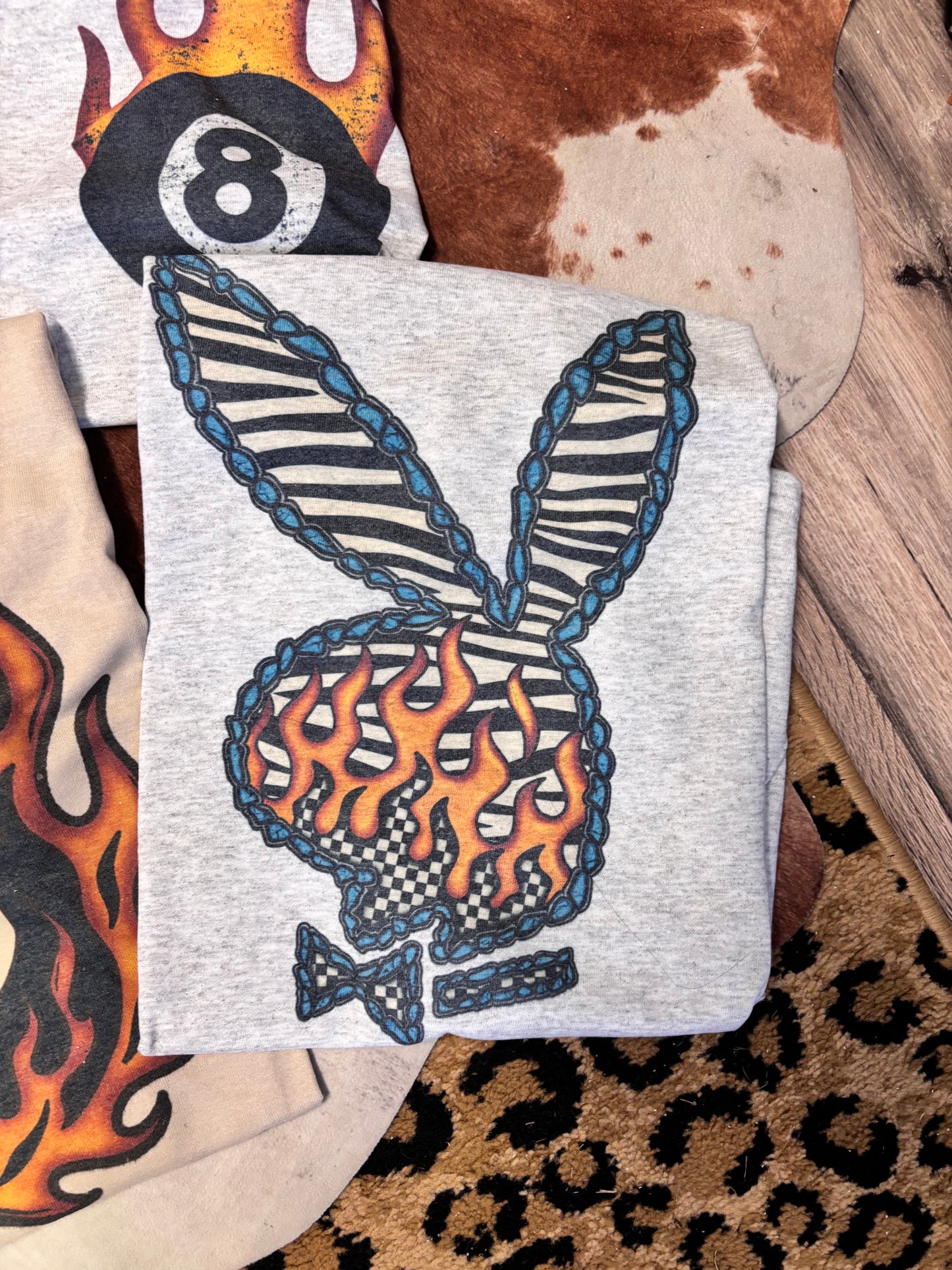 TIGER & FLAME BUNNY TEE