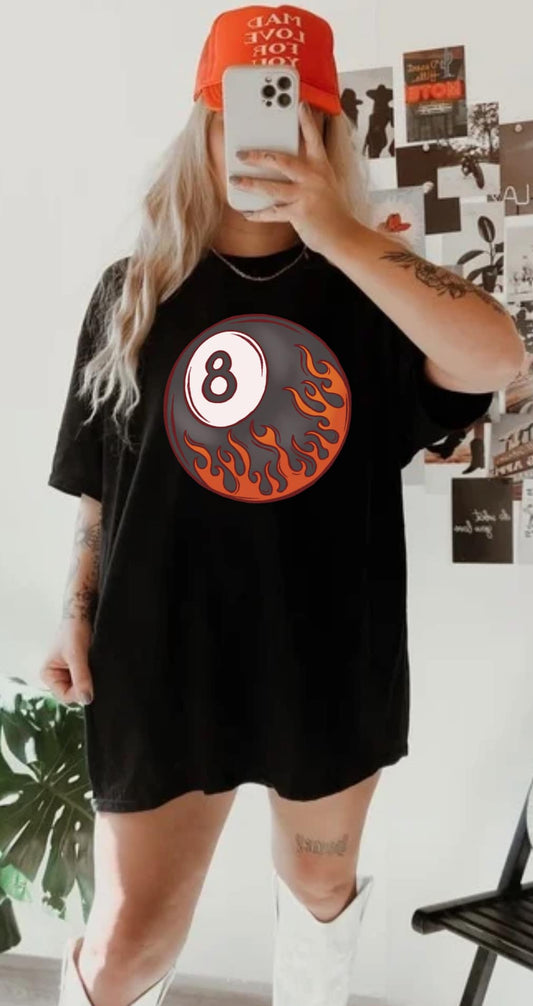 FIRE 8 BALL TEE