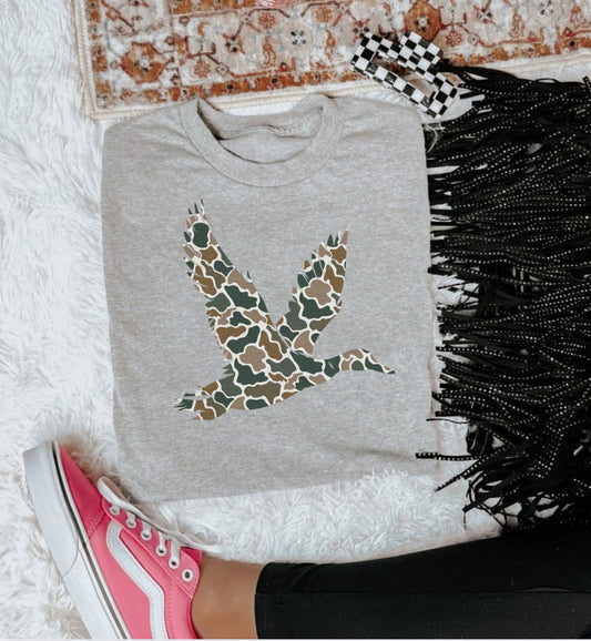 DUCK CAMO DUCK TEE  (ALL OPTIONS)