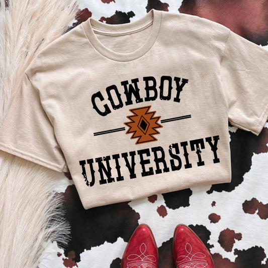 COWBOY UNIVERSITY JERZEE TEE DTF