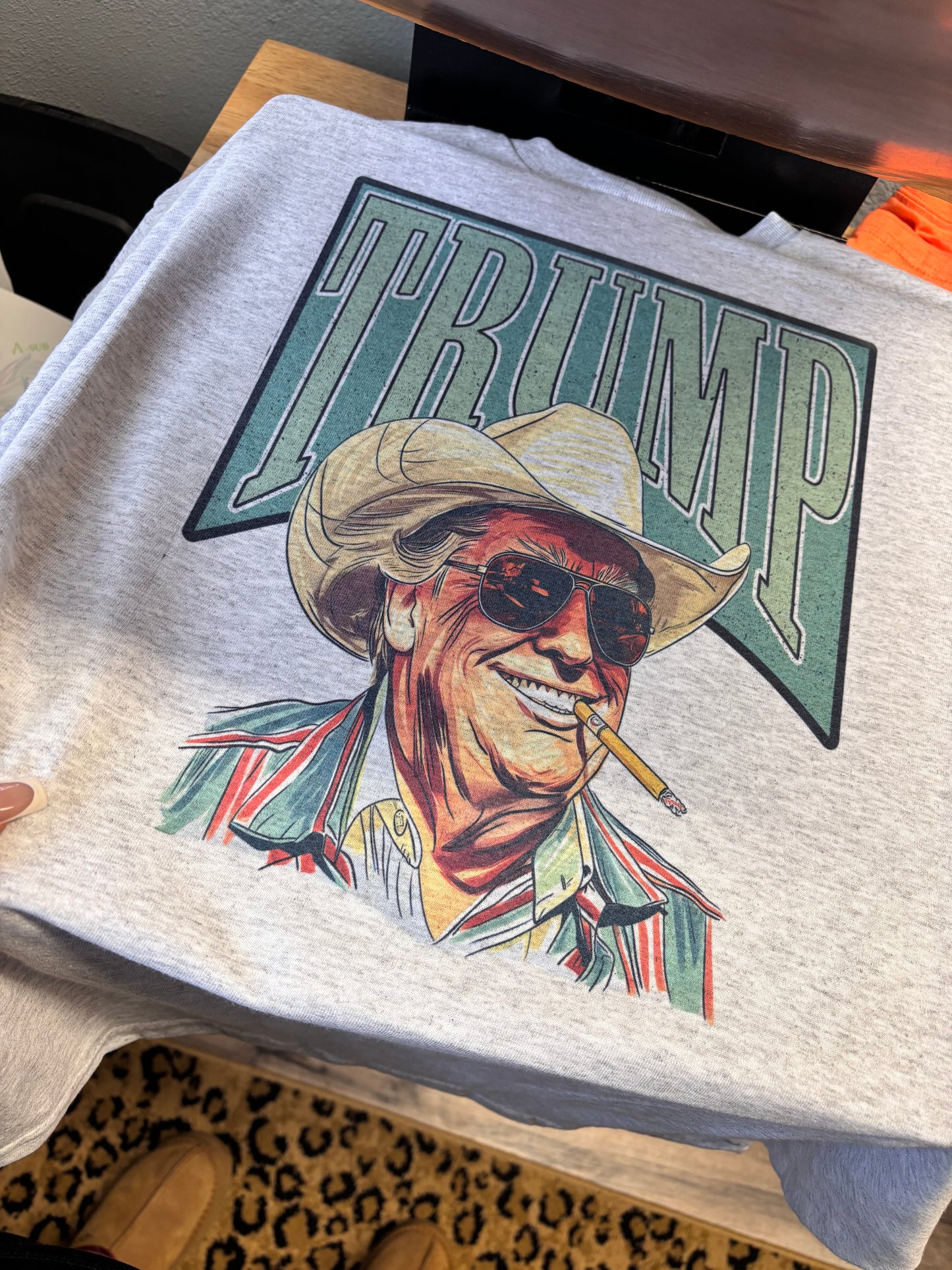 COWBOY TRUMP SWEATSHIRT