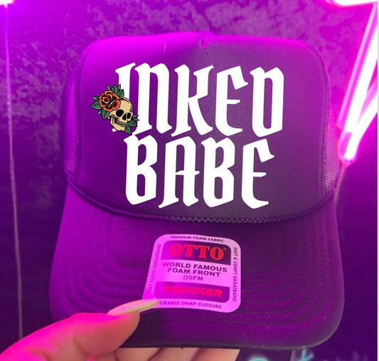 INKED BABE TRUCKER HAT