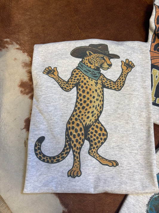 Cowboy cougar tee