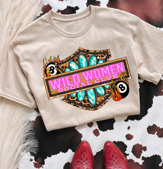 RAD WOMEN SOCIAL CLUB JERZEE TEE DTF