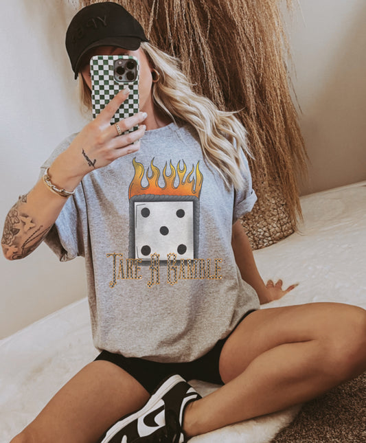 Take the gamble tee
