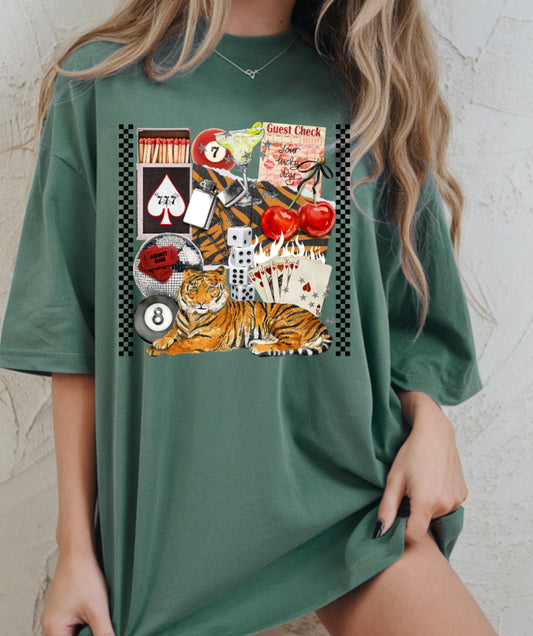 Tiger Collage TEE