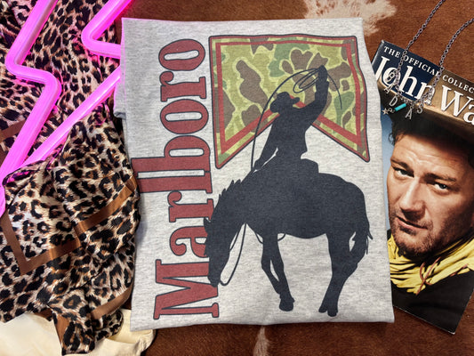 Camo Marlboro Cowboy Tee