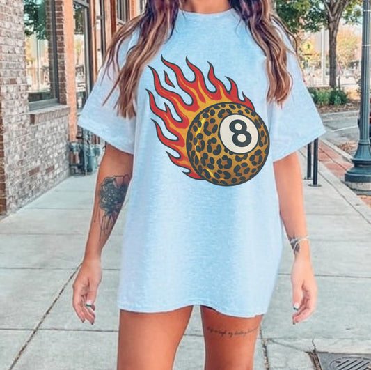 LEOPARD & FLAME SUB TEE