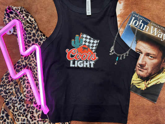 Coors checkered tank