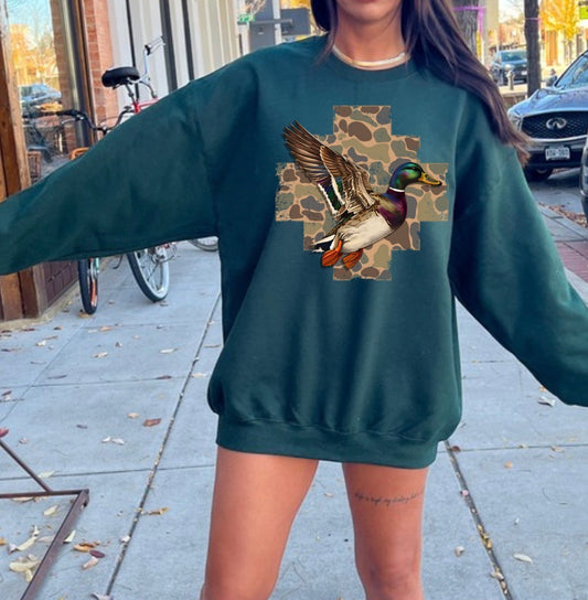 DUCK CAMO SWEATSHIRT