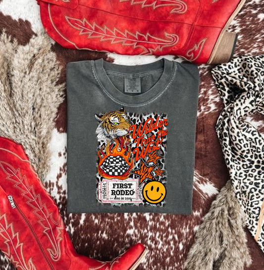 FIRST RODEO TICKET COMFORT COLOR TEE