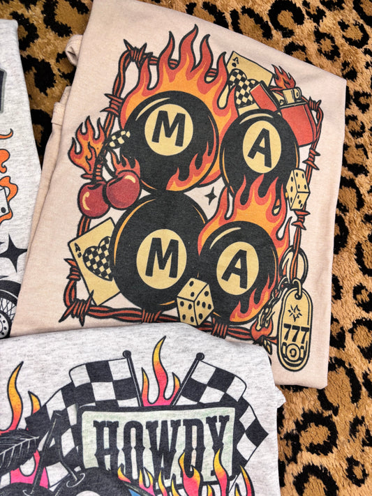 MAMA WESTERN COLLAGE TEE