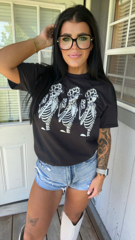 SELFIE SKELE TEE