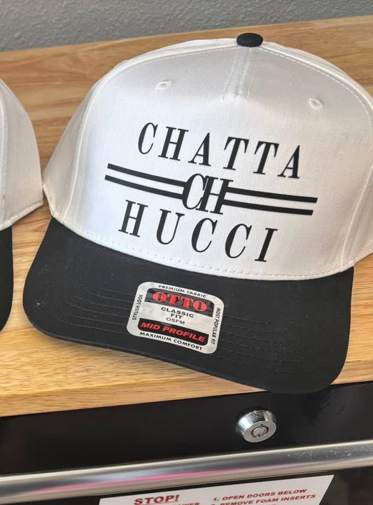 CHATTA HUCCI BLACK BILL HAT