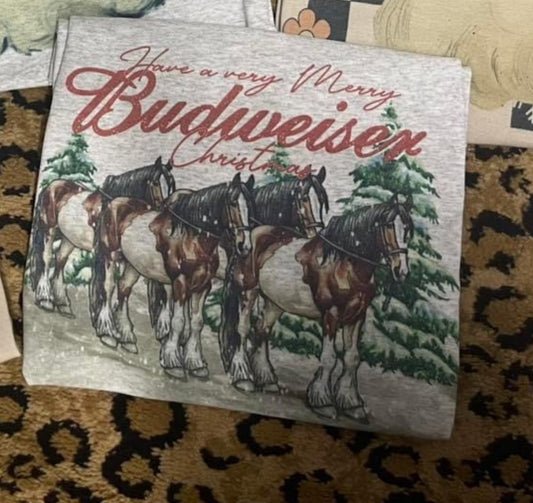 CLYDESDALE  CHRISTMAS TEE