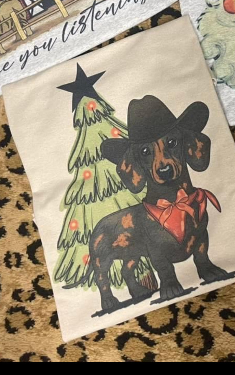 A WEENIE CHRISTMAS TEE