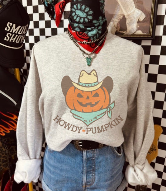 Howdy pumpkin crewneck