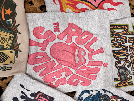 ROLLING STONES PINK TEE