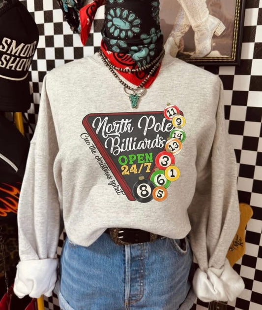 NORTH POLE BILLARDS CREWNECK