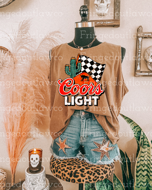 COORS CHECKERED TANK