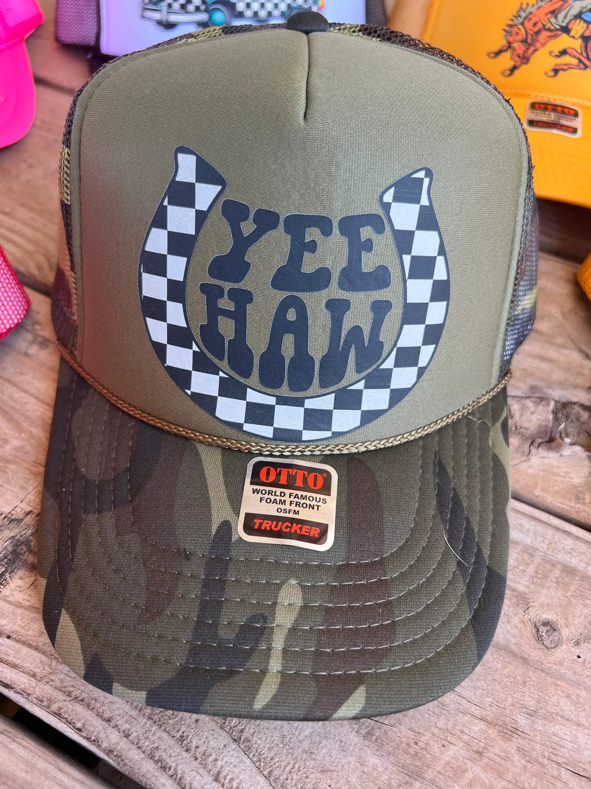 YEEHAW CAMO TRUCKER