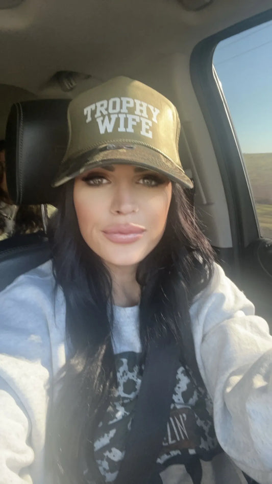 TROPHY WIFE TRUCKER HAT